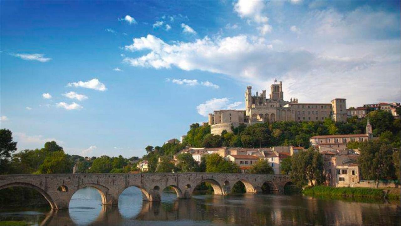 Beziers Studio Terrasse Luaran gambar
