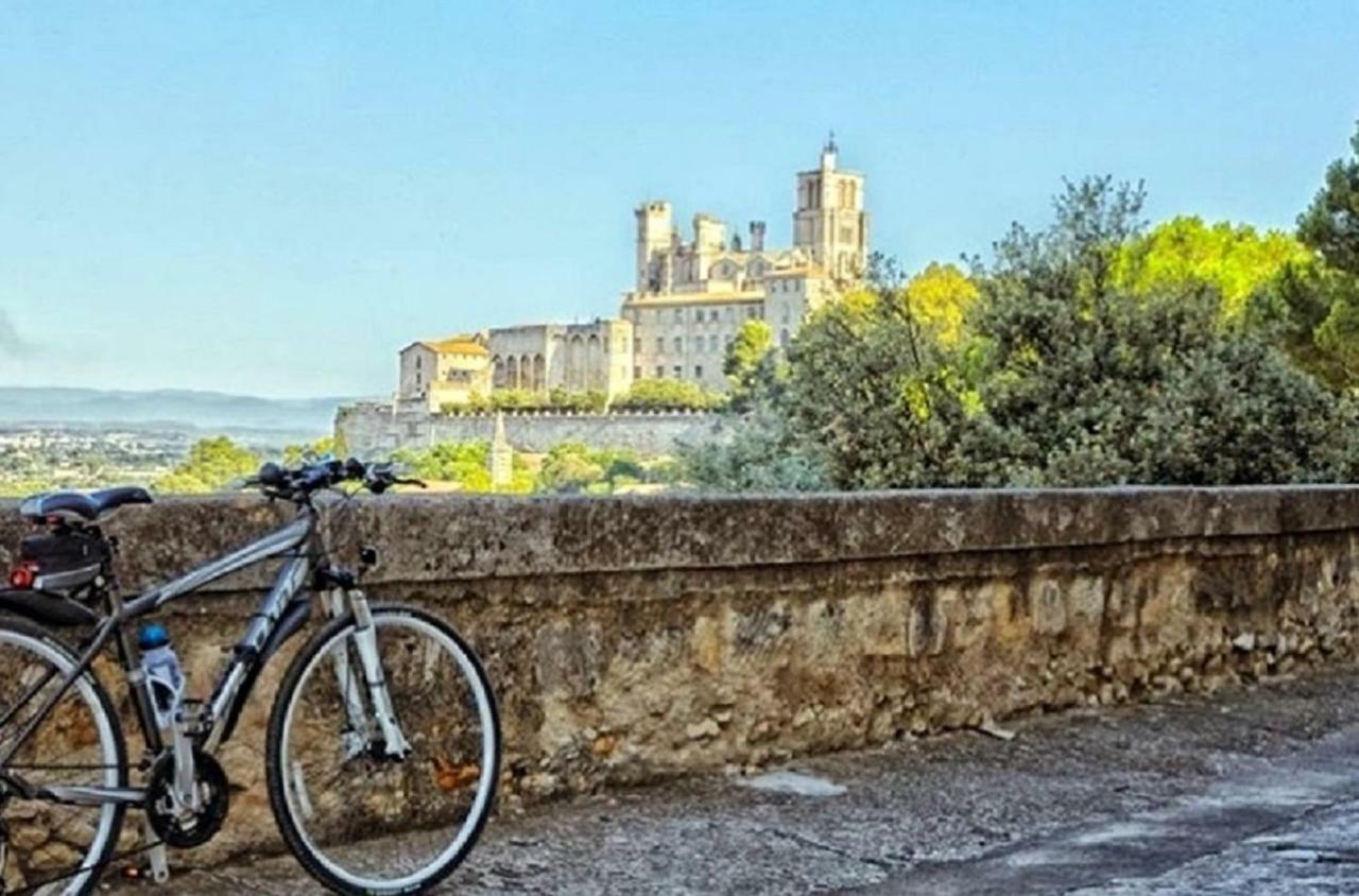 Beziers Studio Terrasse Luaran gambar